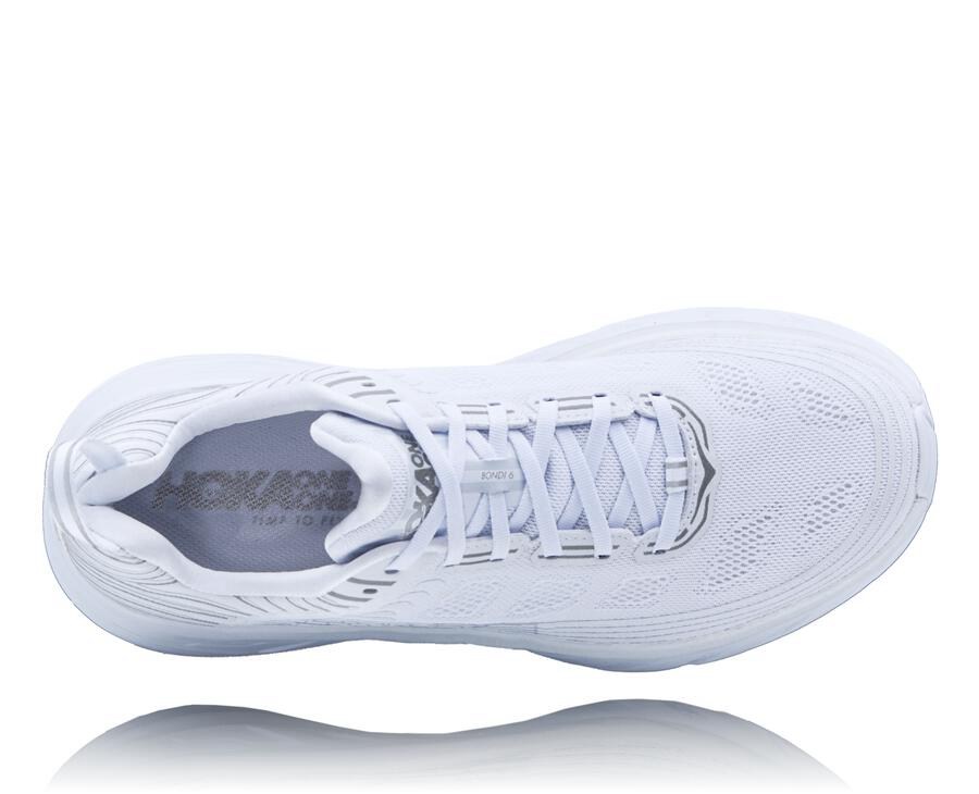 Hoka One One Koşu Ayakkabısı Erkek Beyaz - Bondi 6 - RQ9341085